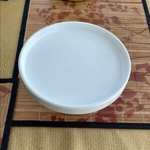 Elegant White Ceramic Plate